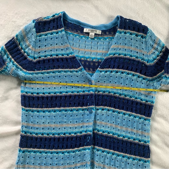 Liz Claiborne NY crochet cardigan - Picture 7 of 8